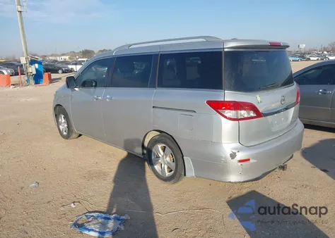 2012 Nissan Quest Sv z USA, uszkodzony, nr VIN JN8AE2KP9C9051948